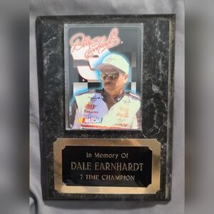 Dale Earnhardt Memorial Plaque